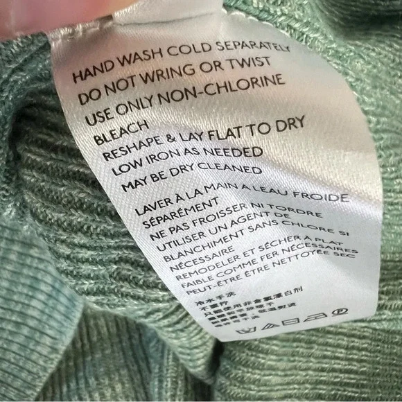 Free People Olive Green Midi Comfortable Elastic Stretch Skirt Size Medium - Picture 11 of 14